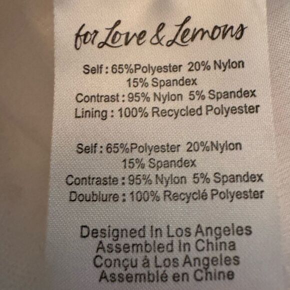 For Love and Lemons Clara Mini Dress White Bridal Collection‎ - Picture 7 of 8